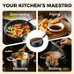 🚀50% OFF Today🍳Flash Sale🔥Pure Hand Forged Cast Uncoated Thick Iron Skillet🍳