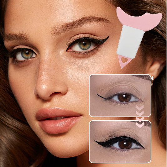 Multifunctional and reusable tool for eye makeup