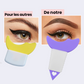 Multifunctional and reusable tool for eye makeup