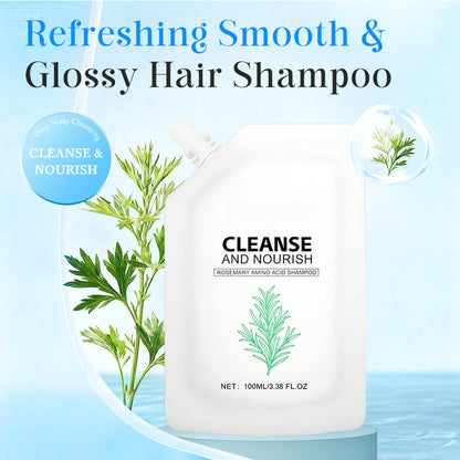Refreshing Smooth & Glossy Hair Shampoo-🌱Natural growth, deep repair of hair follicles